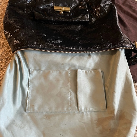 Black shimmery coach bag - Picture 5 of 6